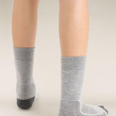 Women's Icebreaker Merino Hike+ Medium Crew Socks Blizzard Heather-Apparel-33-OFF